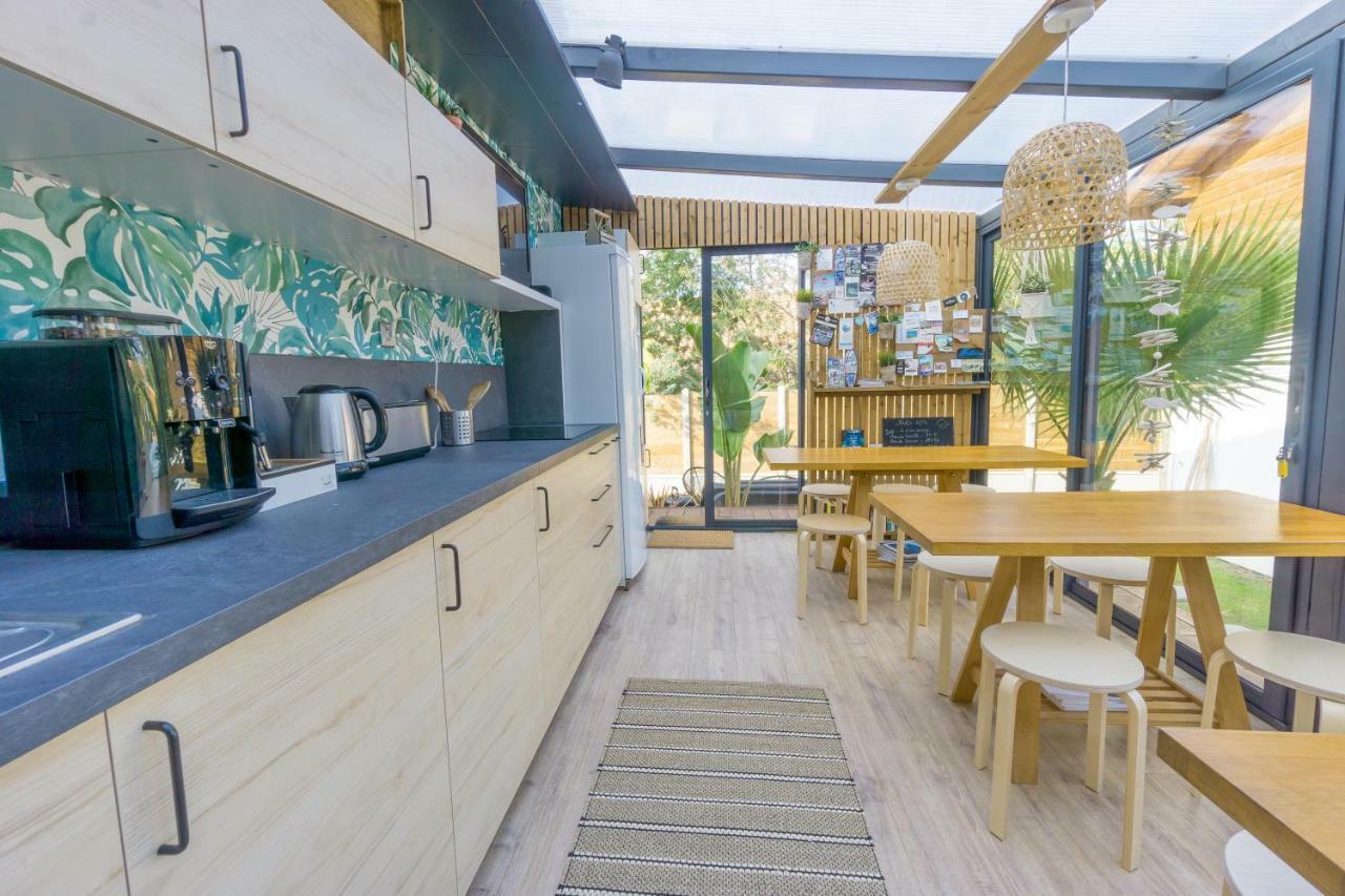 Wood'N Sea Surf Lodge - Auberge De Jeunesse Capbreton Kültér fotó